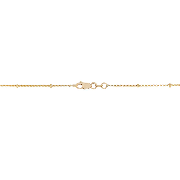 14k Gold Eros Satellite Chain Necklace