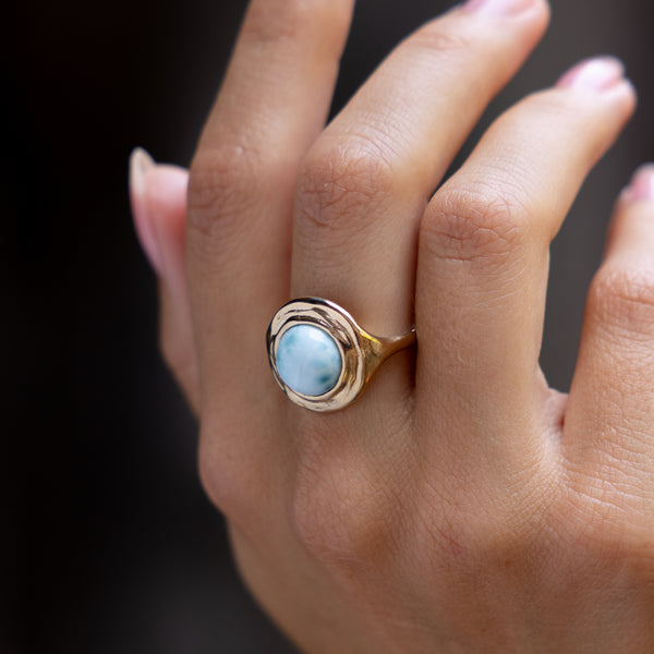 The Elysian Larimar Ring