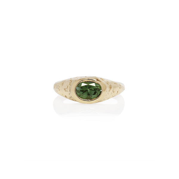 Green Tourmaline Signet IV