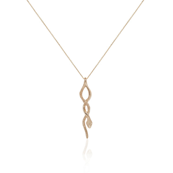 Mini Serpent Necklace Gold