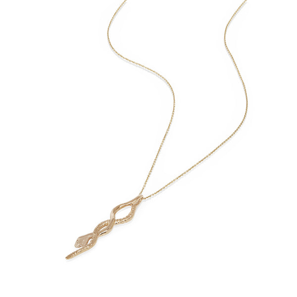 Mini Serpent Necklace Gold