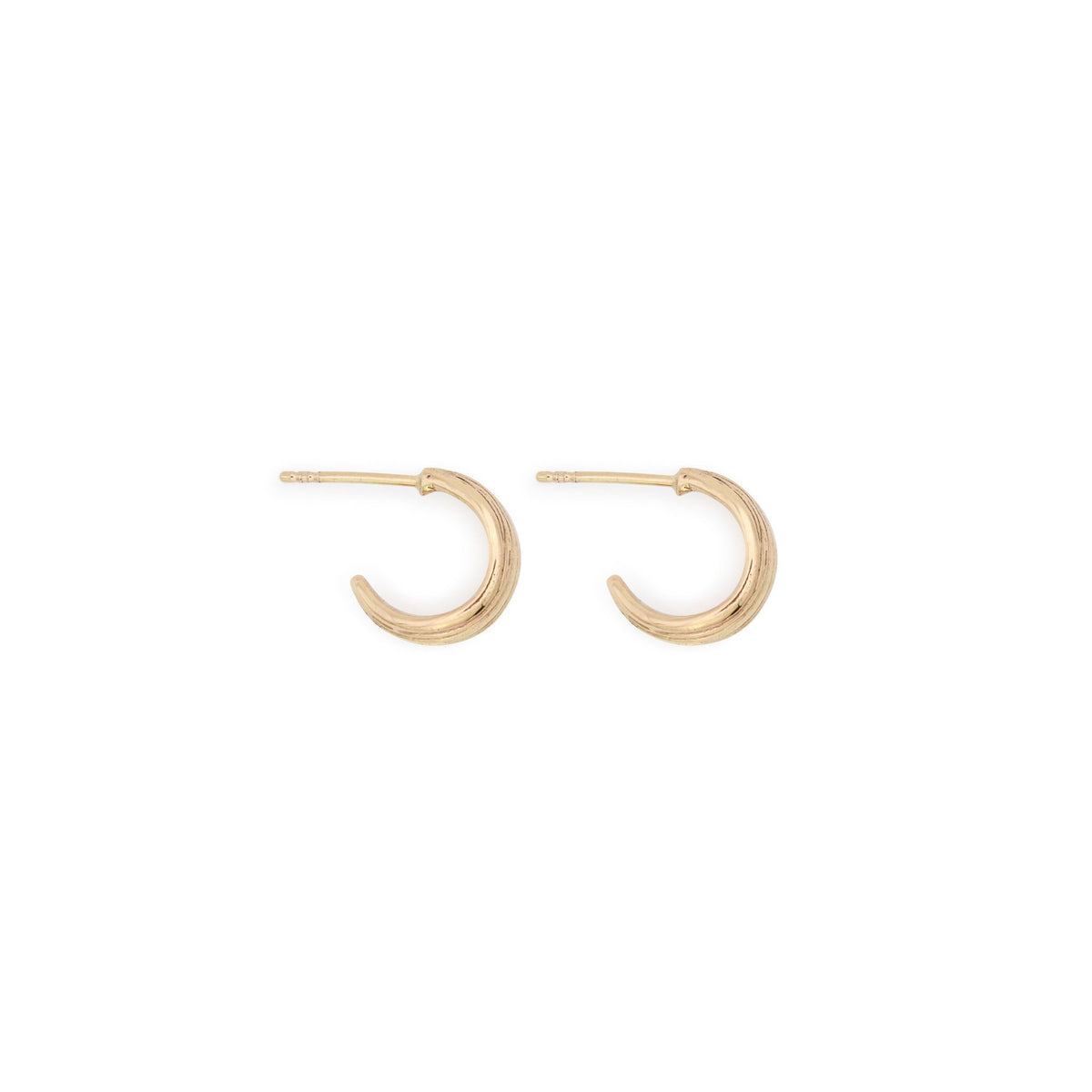 Faro Line Hoops - Ethically Made Earrings by Catori Life | Catori Life